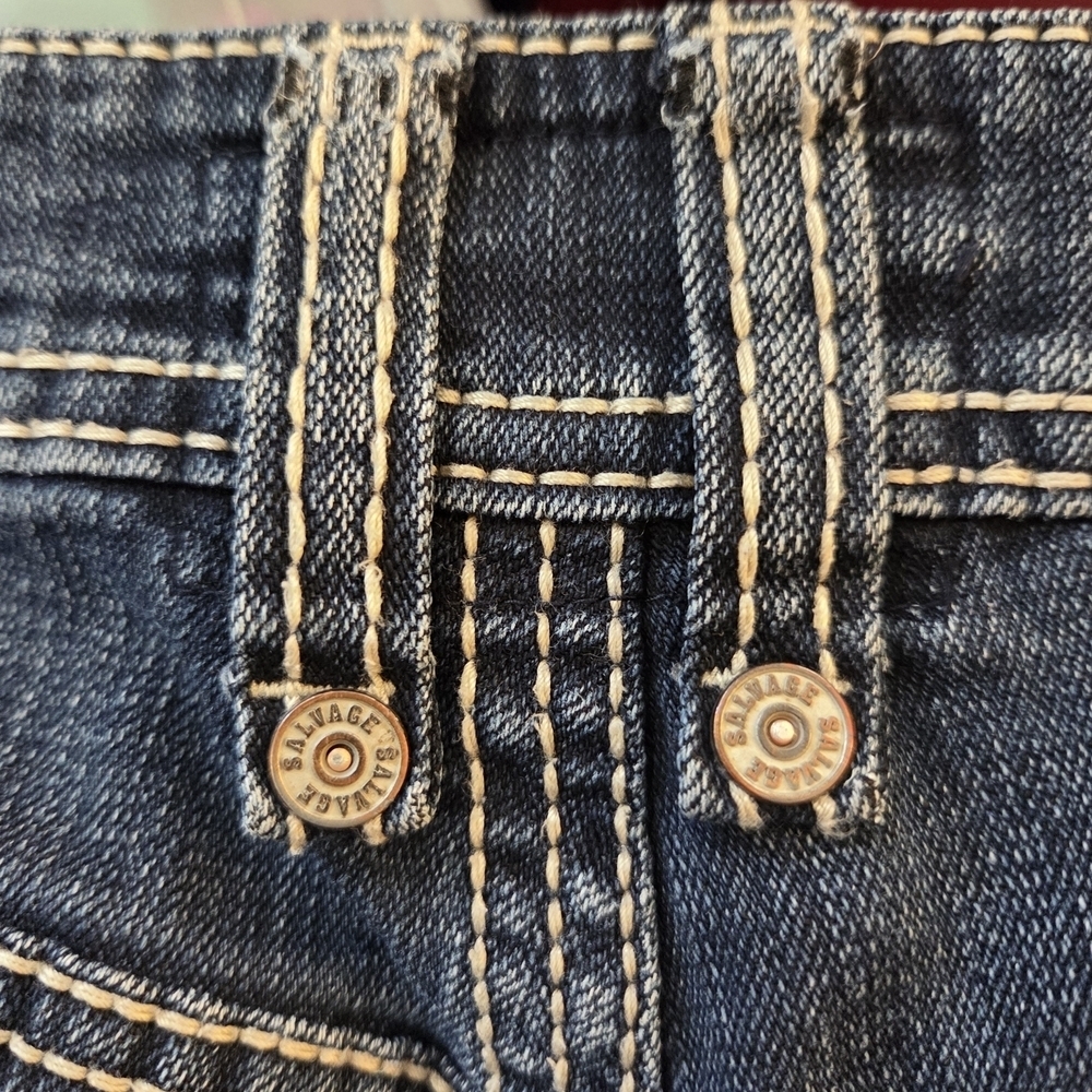 Salvage Mayhem Bootcut Jeans Designed For Buckle Size 36 - Picture 9 of 11
